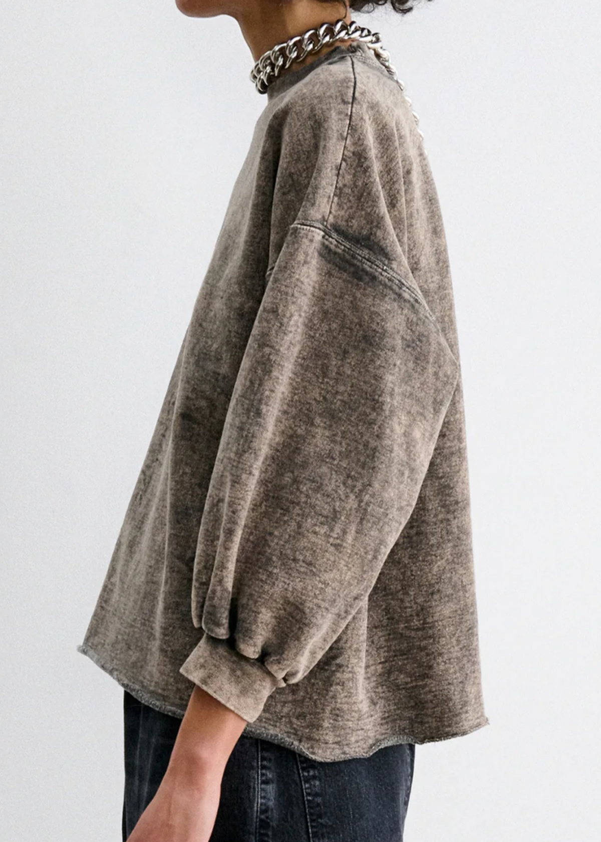 Fond Sweatshirt Smoky Hazelnut
