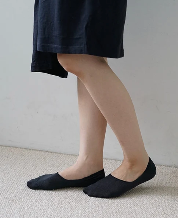 Silk No Show Liners Black