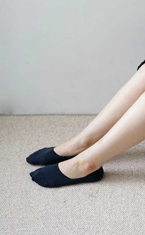 Silk No Show Liners Black