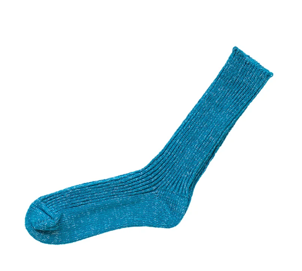 Hemp Socks Seagulls Blue