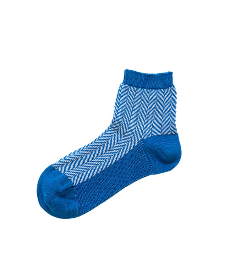 Giza Cotton Herringbone Socks