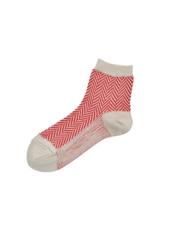 Giza Cotton Herringbone Socks