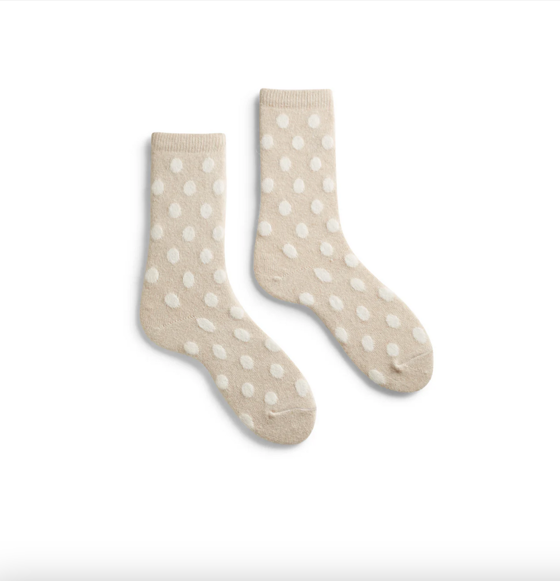 Dot Cashmere Wool Socks