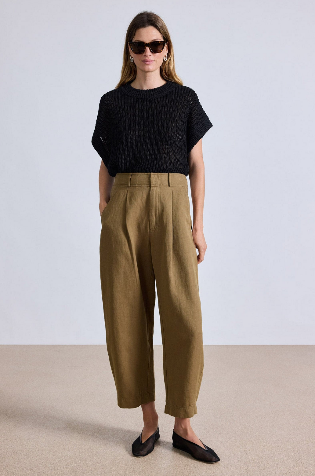 Toffee Bari Crop Pants