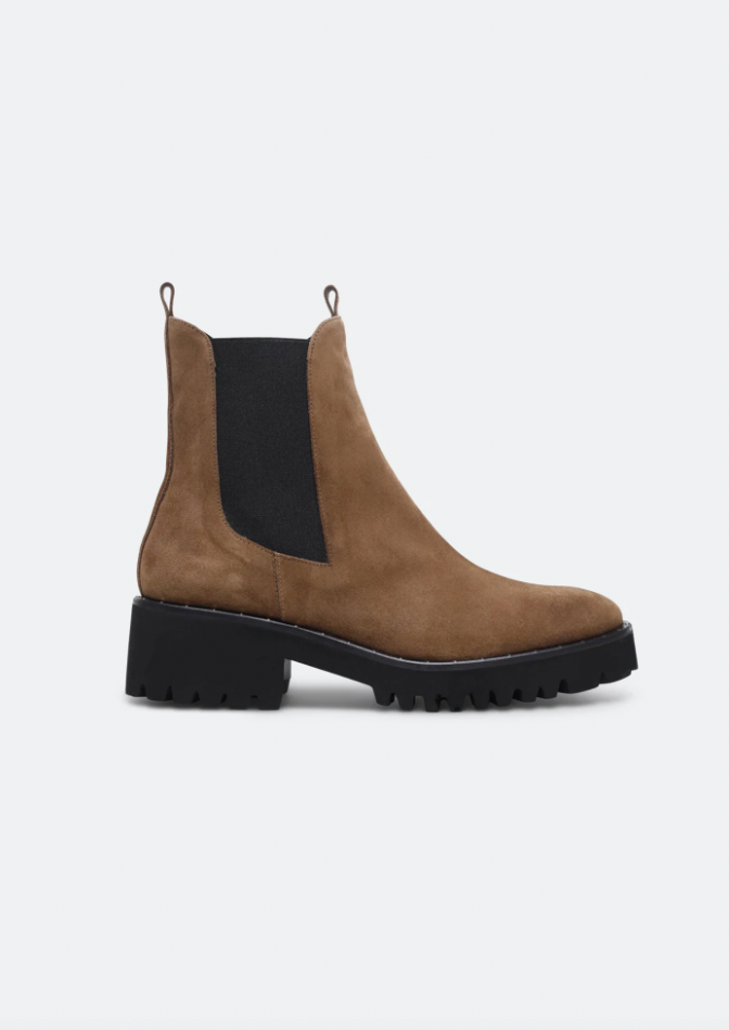 Brooke Boots - Brown Suede