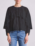 Hazan Ruffle Top - Black