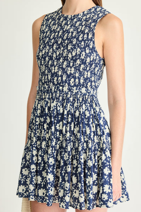 Lore Smocked Mini Dress