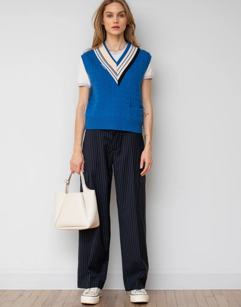 Trapeze Leather Bucket Bag