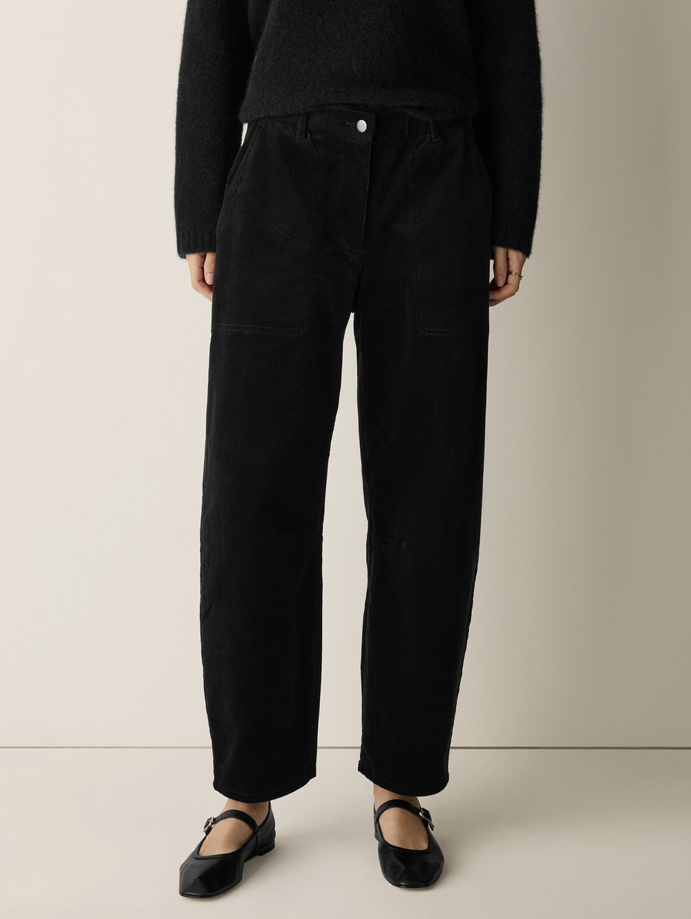 Ankle Arch Pant W/ Pockets Black