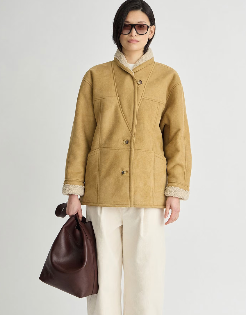 Aspen Reversibel Coat Tan