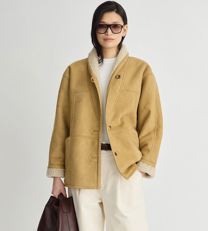 Aspen Reversibel Coat Tan