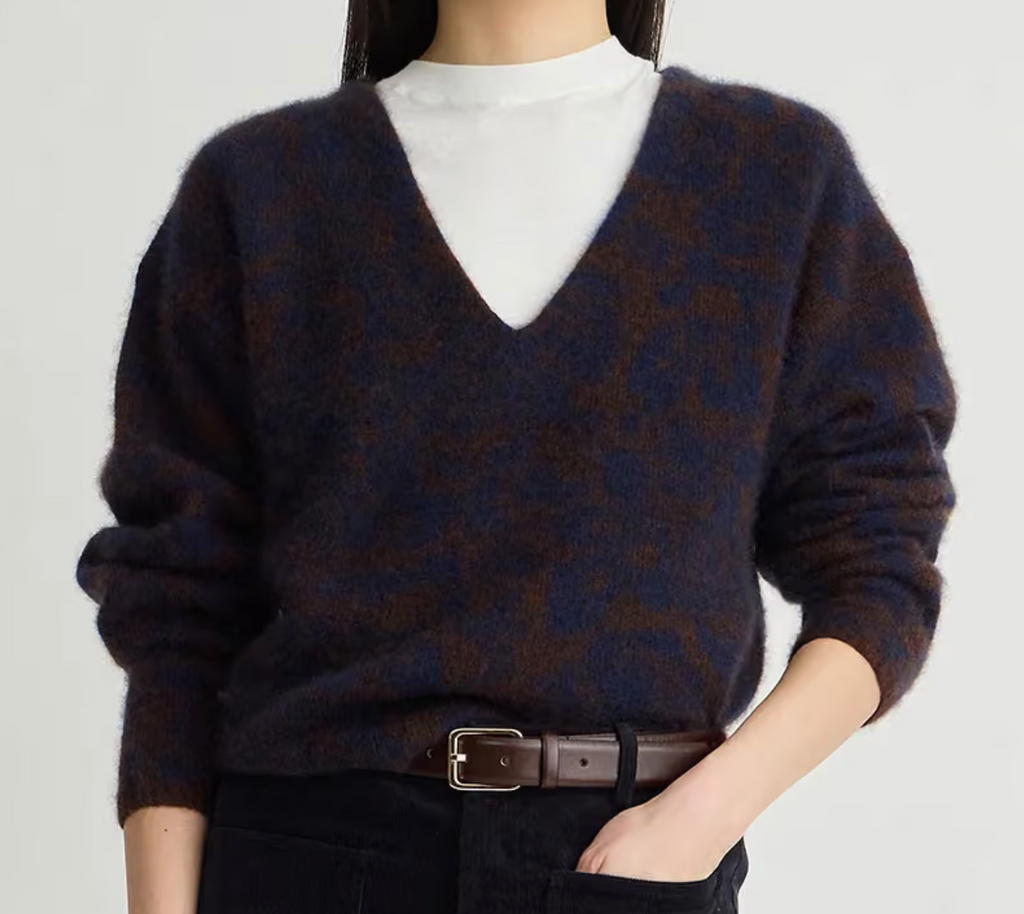 Silk Cashmere Leo Floral Mid
