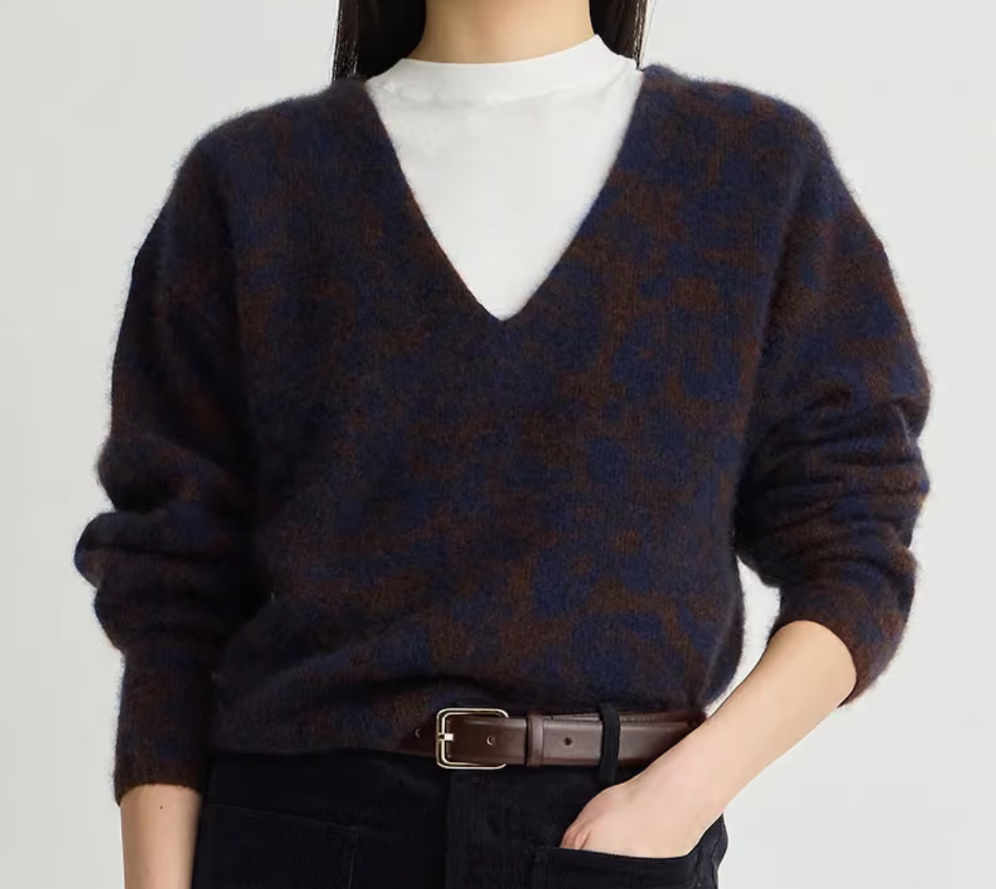 Silk Cashmere Leo Floral Mid