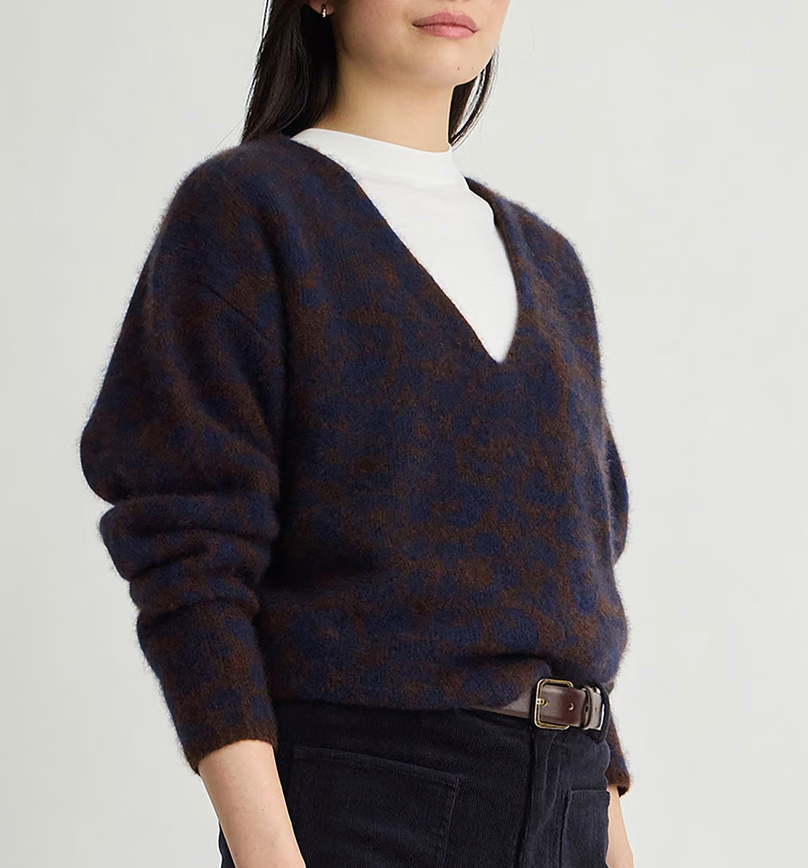 Silk Cashmere Leo Floral Mid