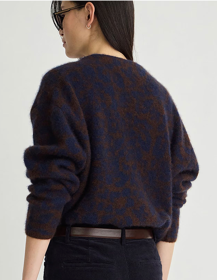 Silk Cashmere Leo Floral Mid