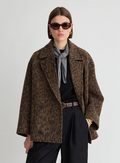 Downtown Peacoat Leopard