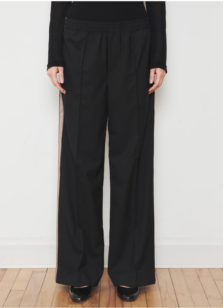 Chaplin Trouser Black Pinstripe