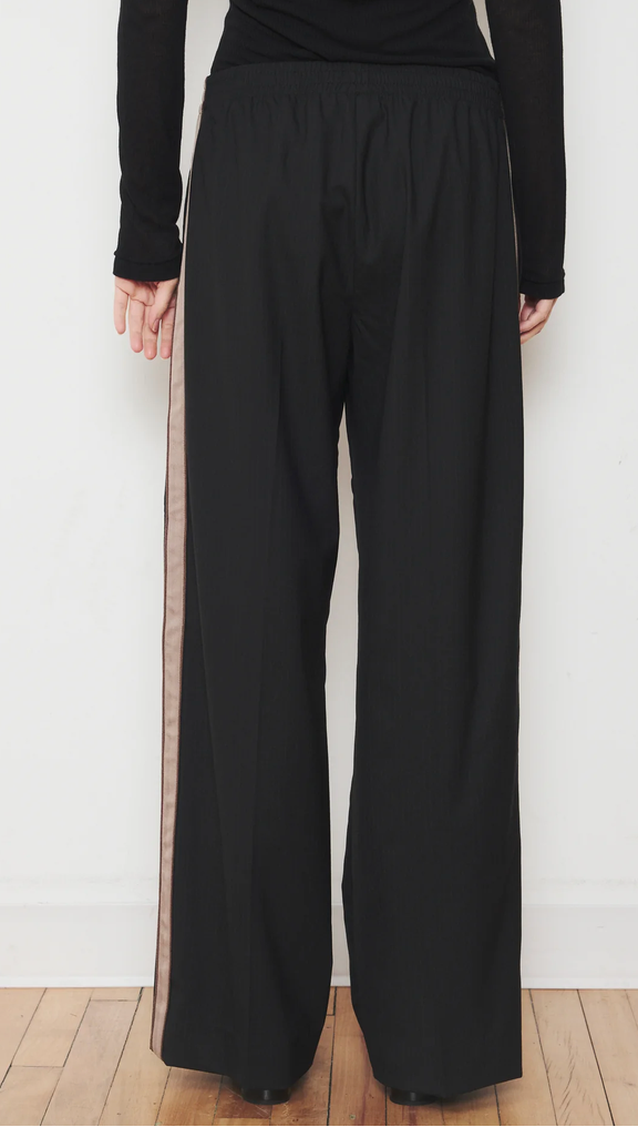 Chaplin Trouser Black Pinstripe
