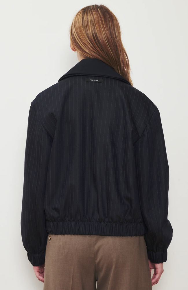 Oxford Bomber Midnight Stripe