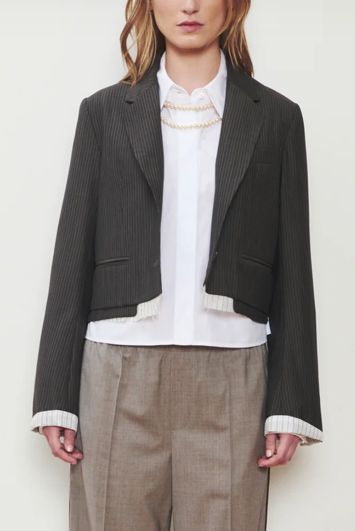 Cocktail Blazer with layered lining