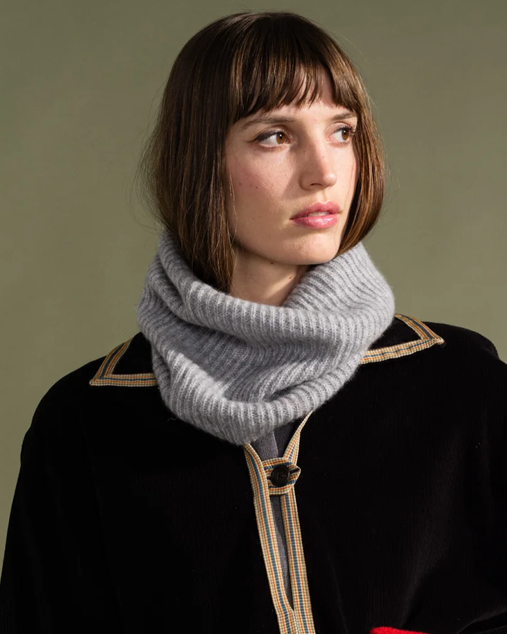 Cashmere Ribbed Snood