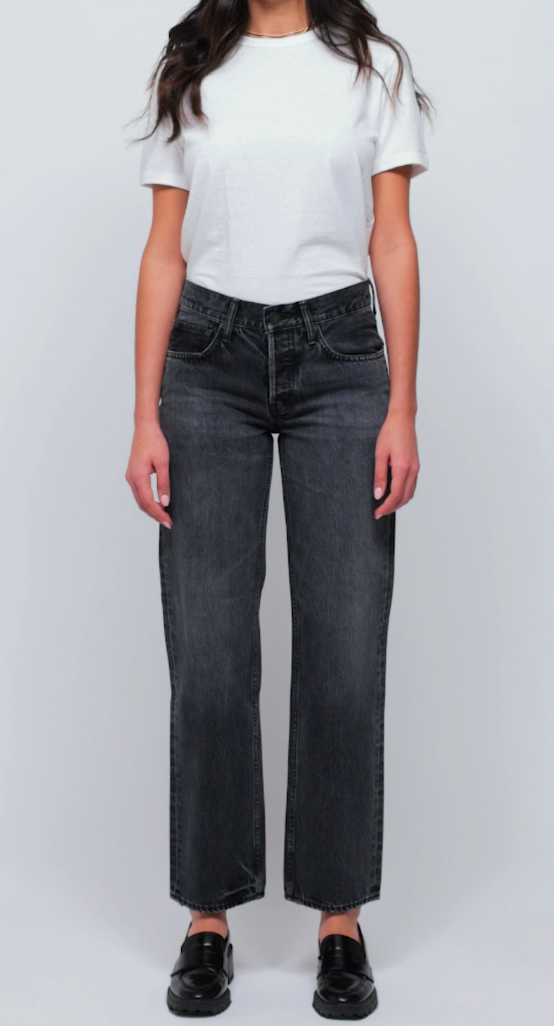 Jeans Straight Low Irwin Black