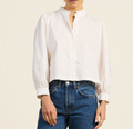 Bria Boxy Shirt White