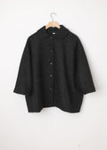 Herringbone Short Coat Night