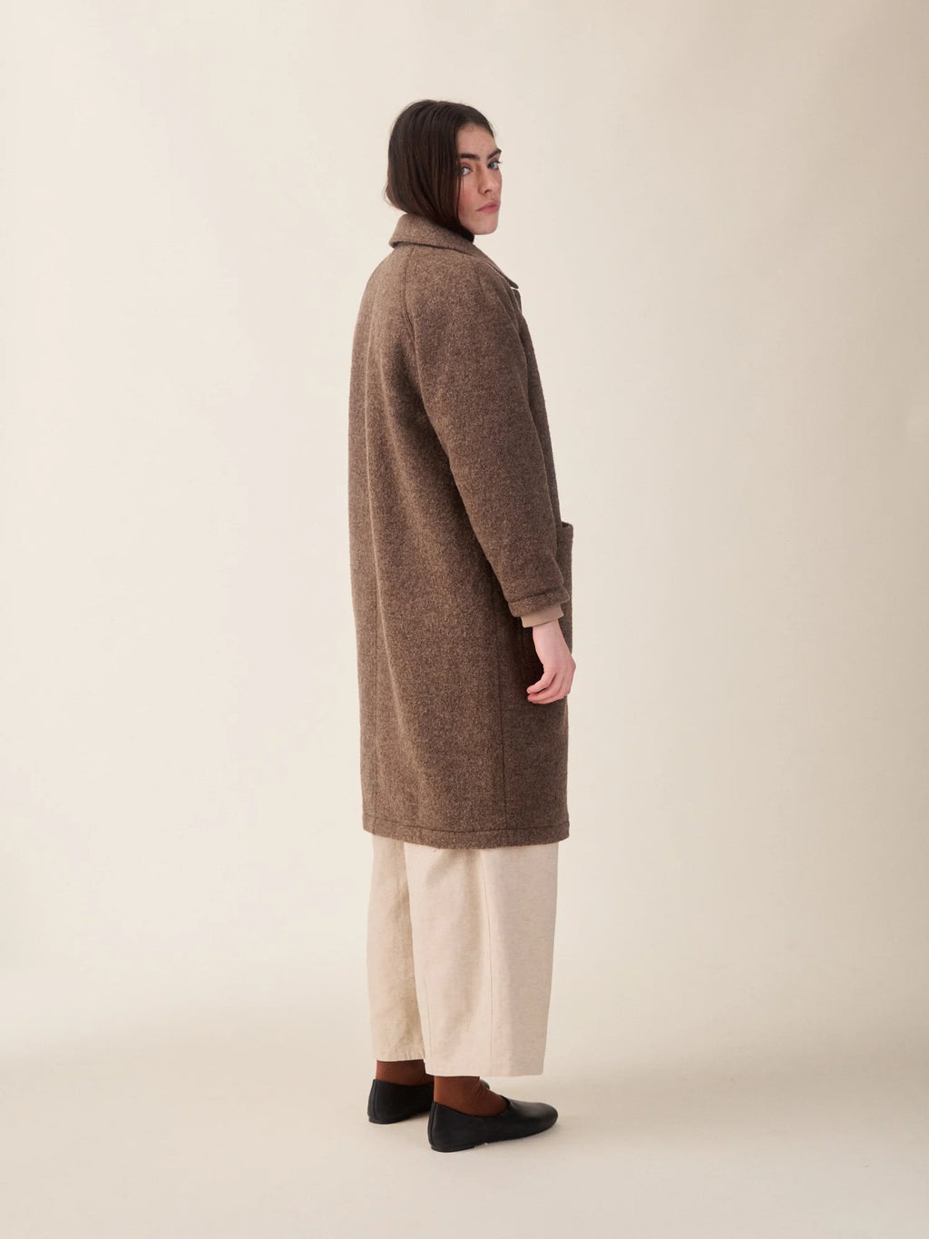 Bobby Coat Brown Marl