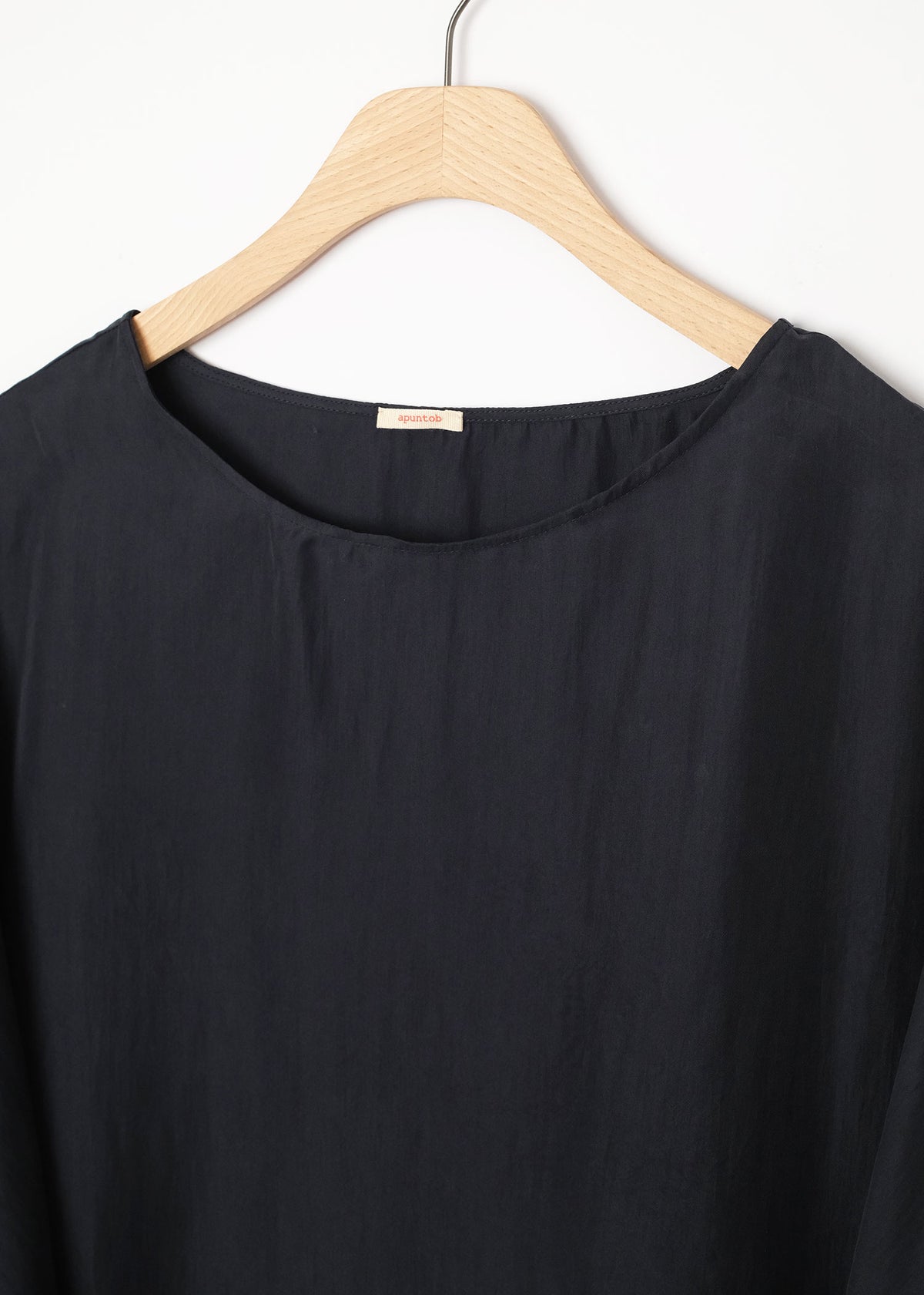 Bat Wing Silk Blue Top