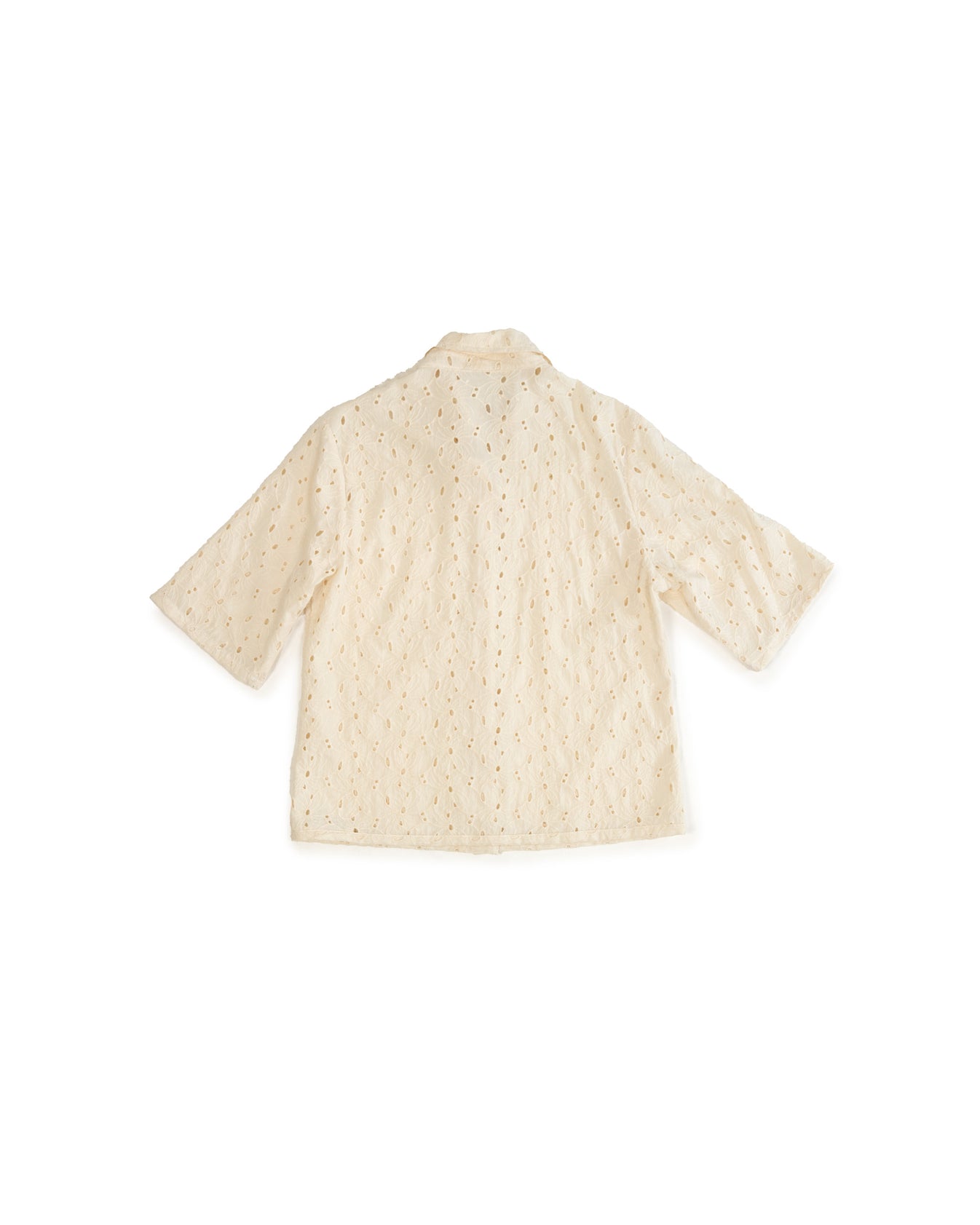 Sisal Shirt Ecru Flower
