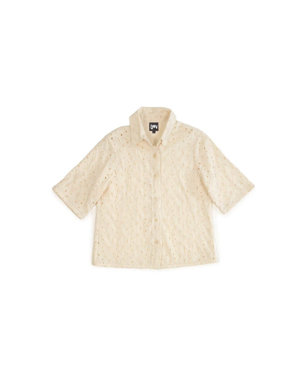 Sisal Shirt Ecru Flower