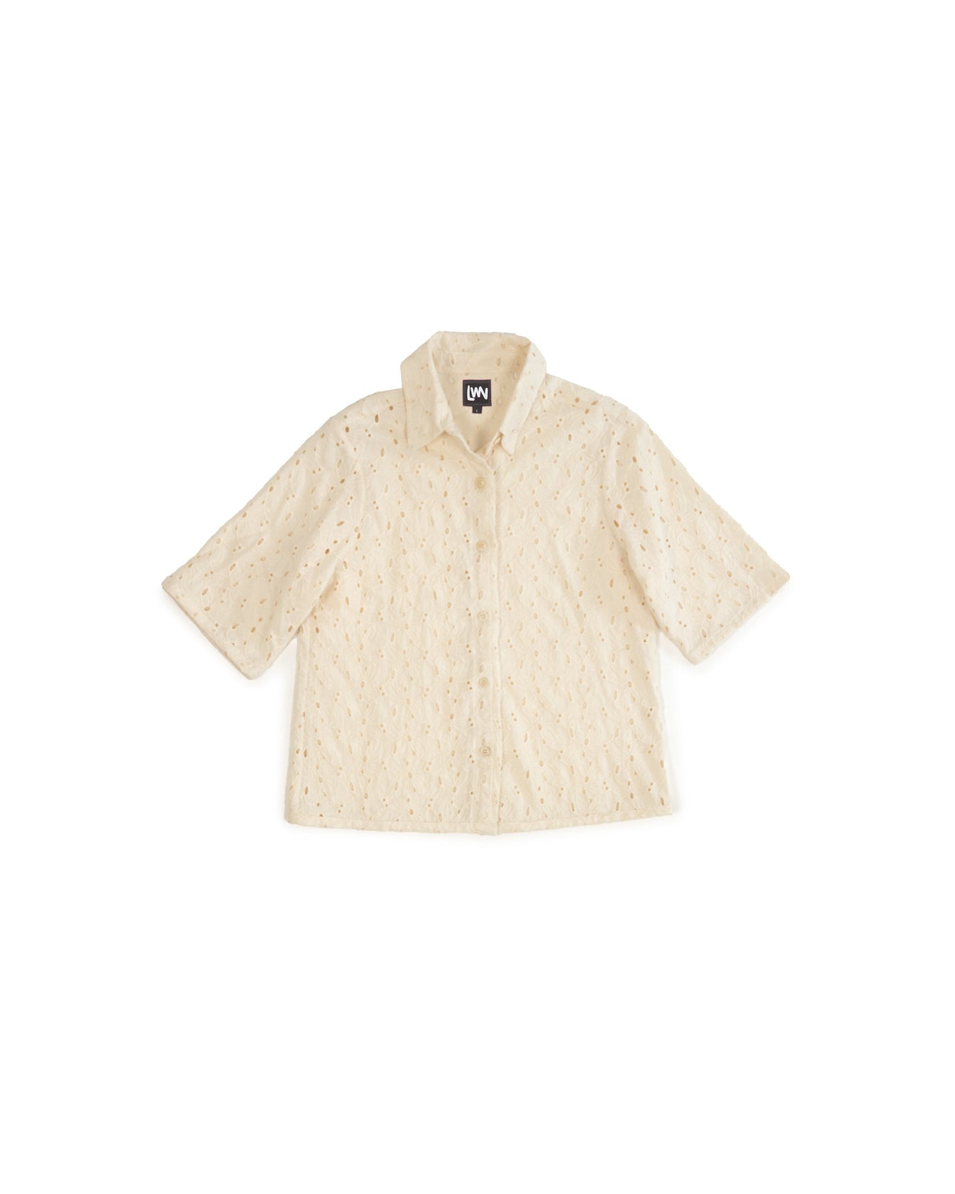 Sisal Shirt Ecru Flower