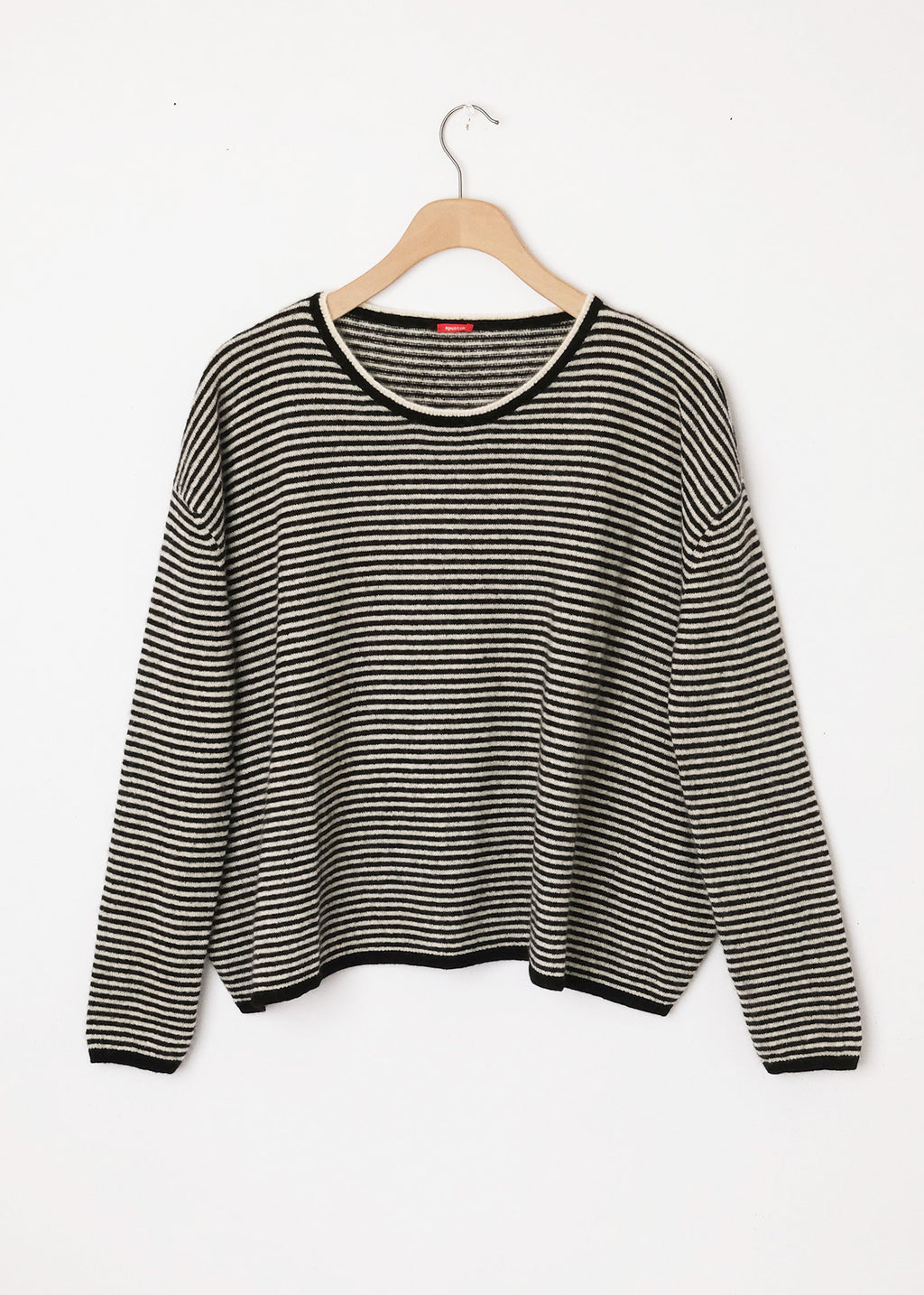 Silk Cashmere Alpaca Stripe Sweater