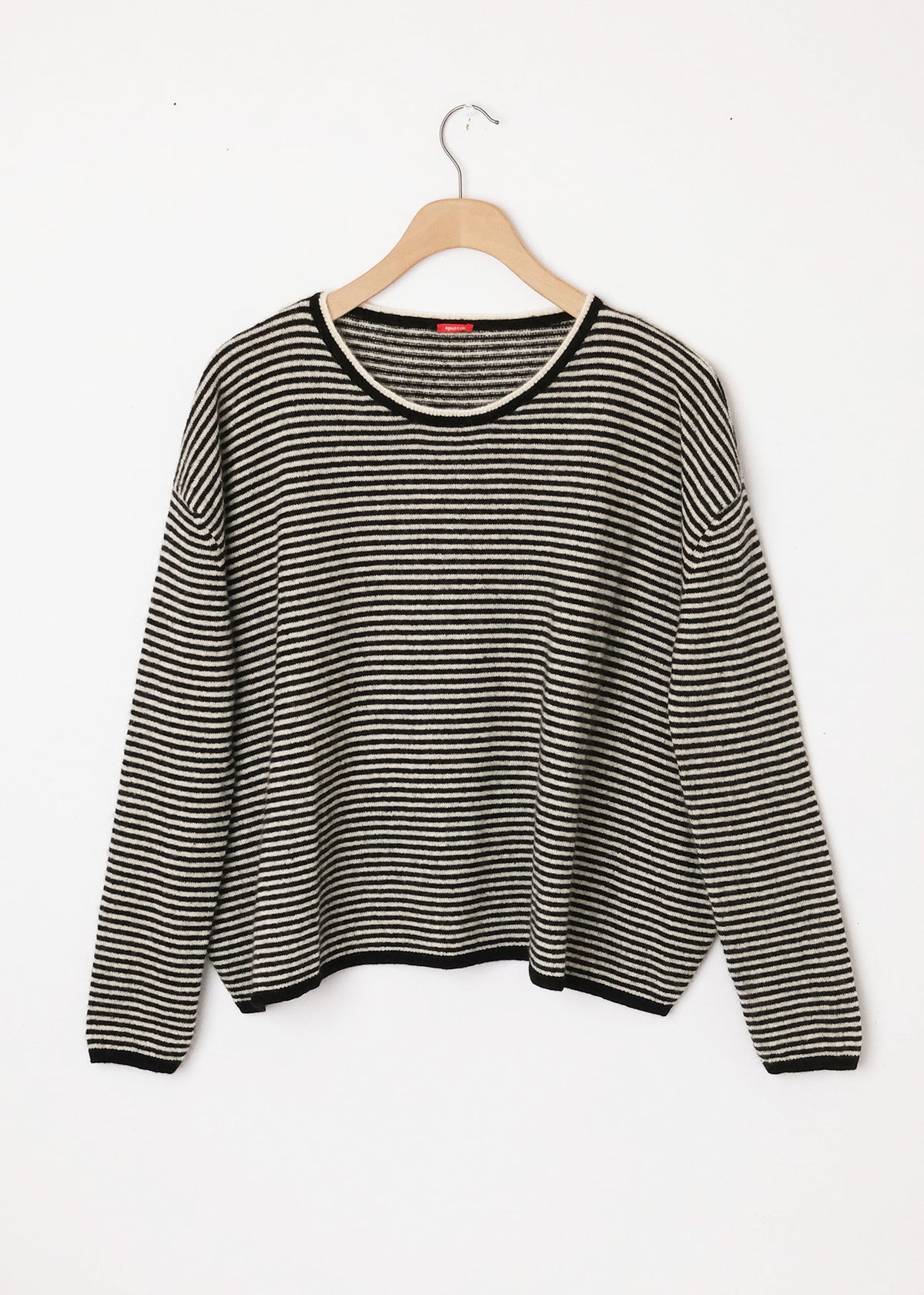 Silk Cashmere Alpaca Stripe Sweater