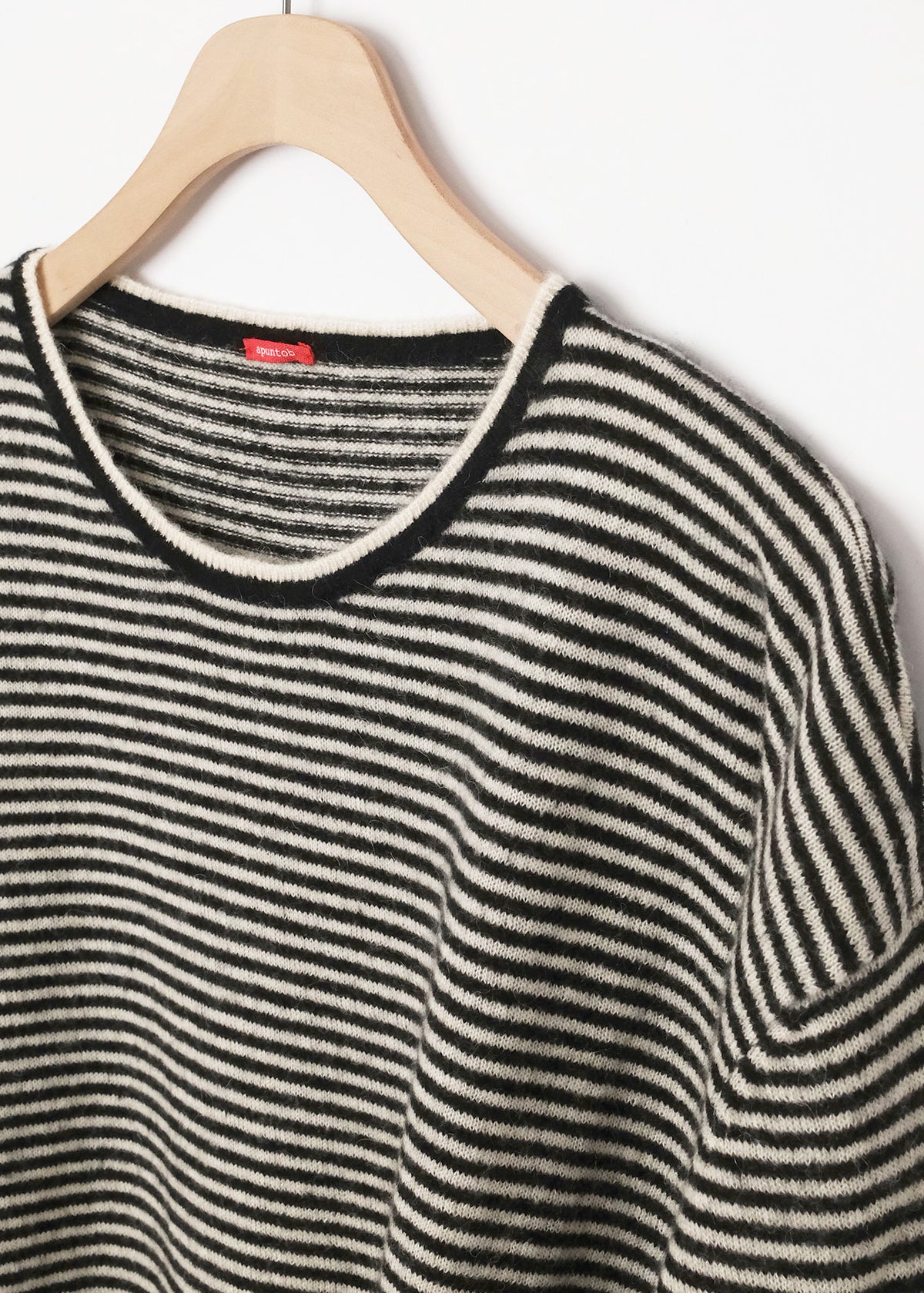 Silk Cashmere Alpaca Stripe Sweater