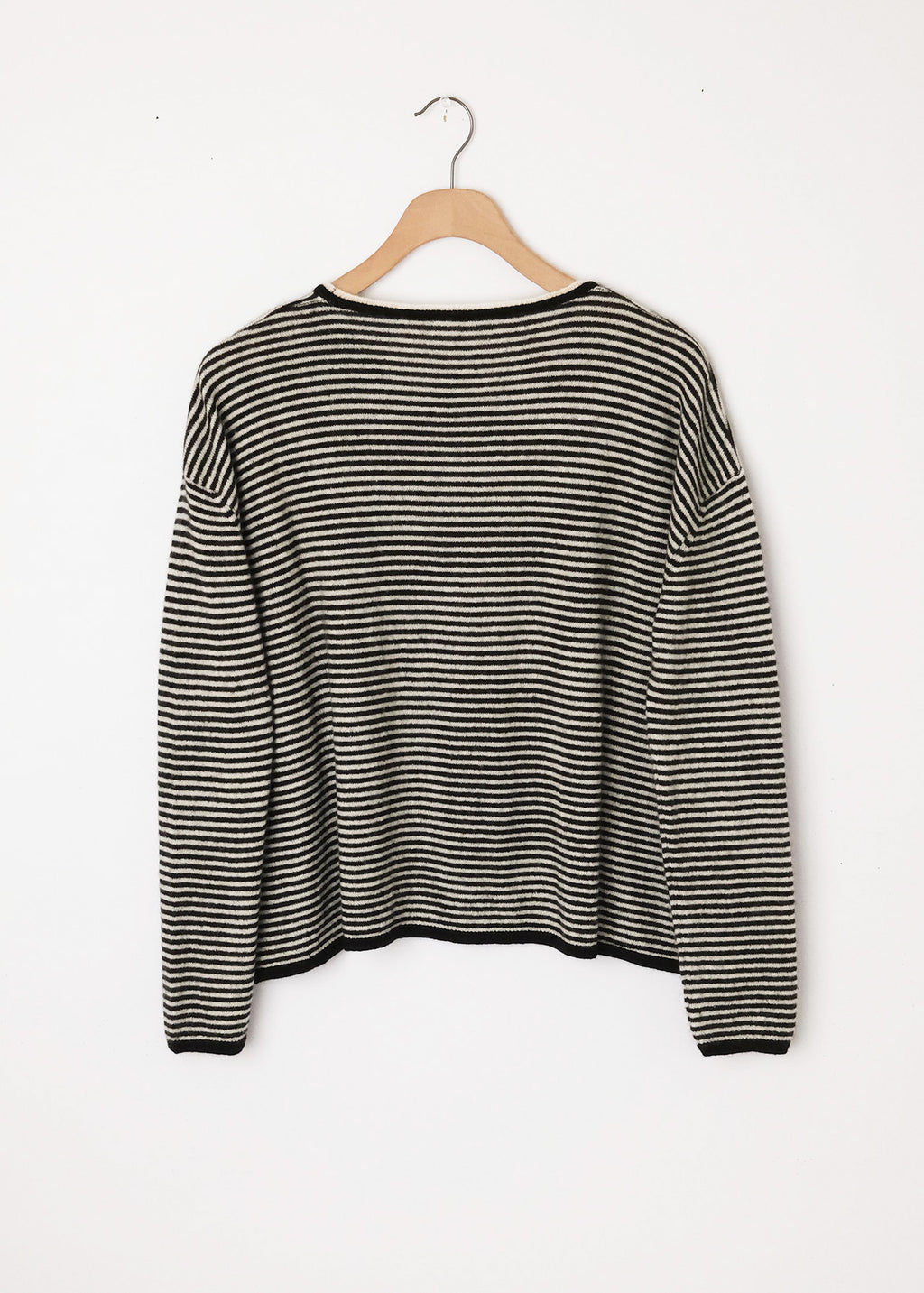 Silk Cashmere Alpaca Stripe Sweater