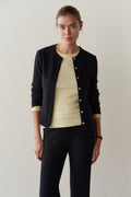The Sweater Rib Cardi Jet