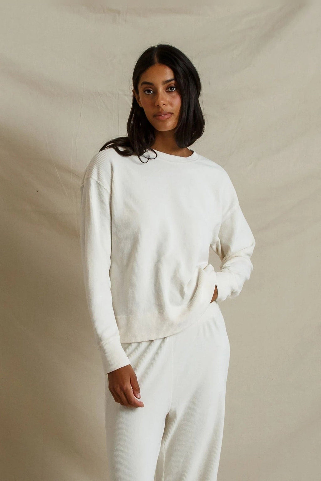 Suzana Corduroy Pullover Sugar