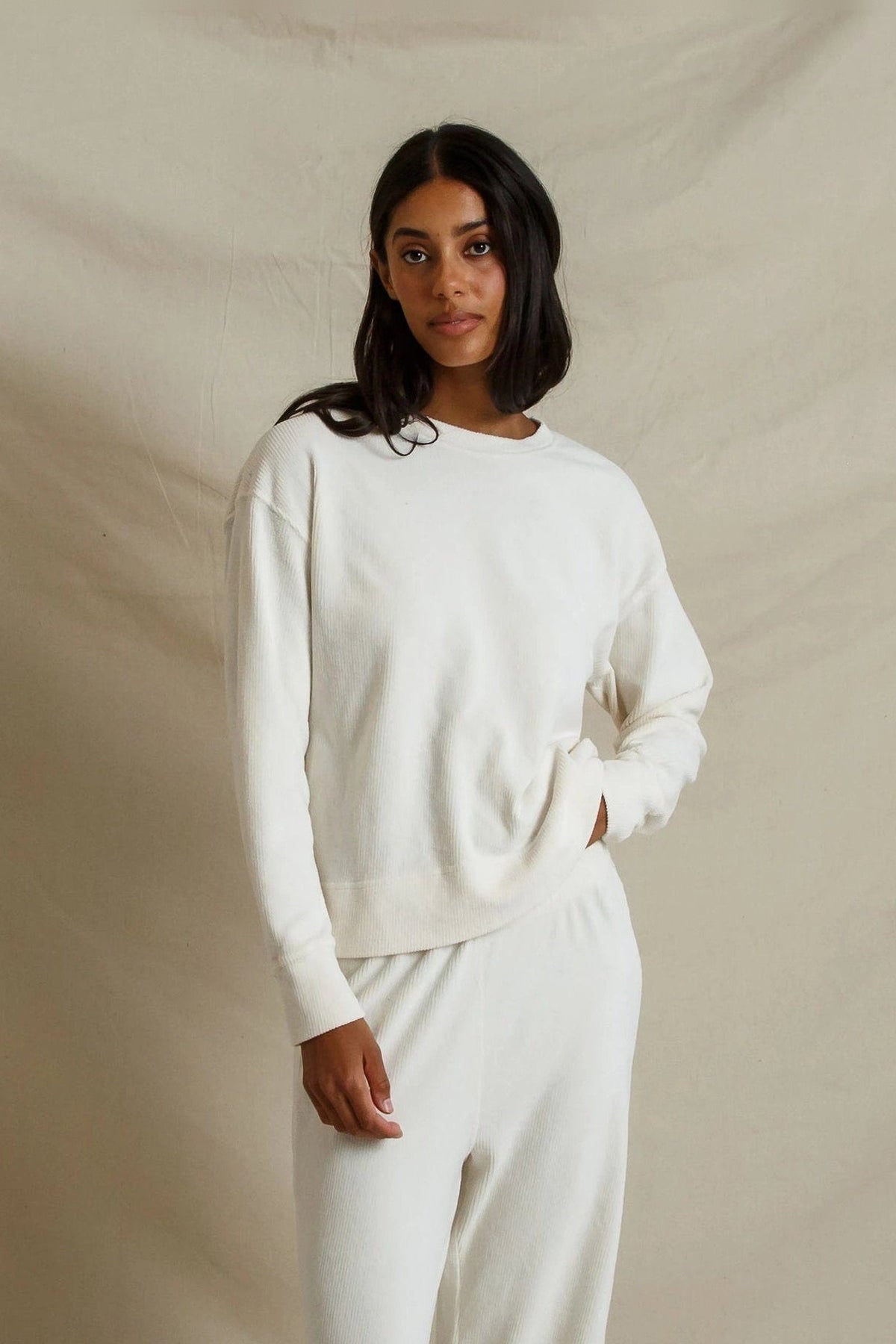 Suzana Corduroy Pullover Sugar