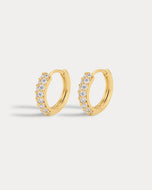 The Baby Pave Huggies - Gold