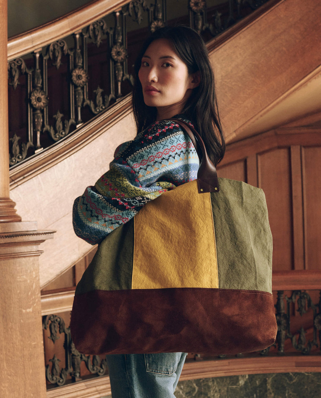 Stripe Tote