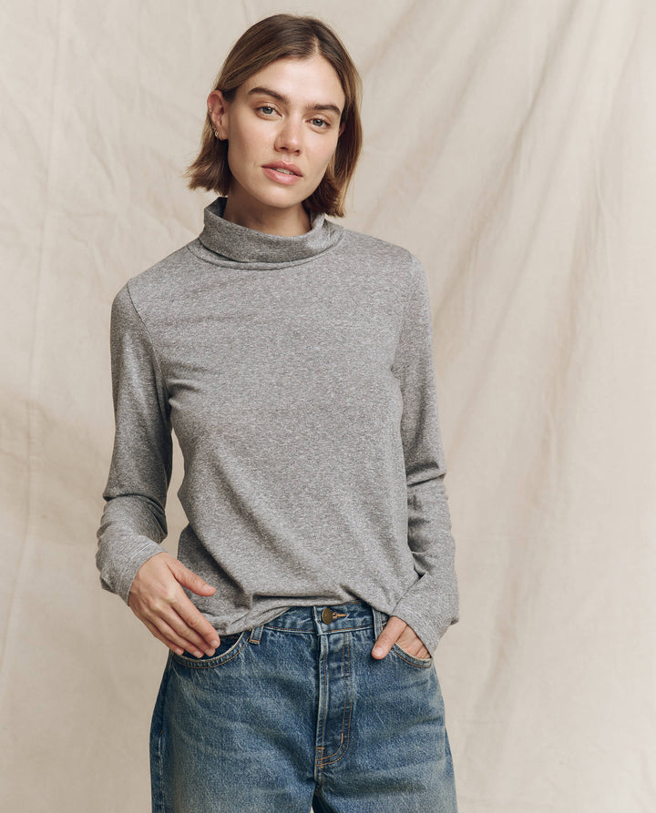 The Turtleneck - Heather Grey