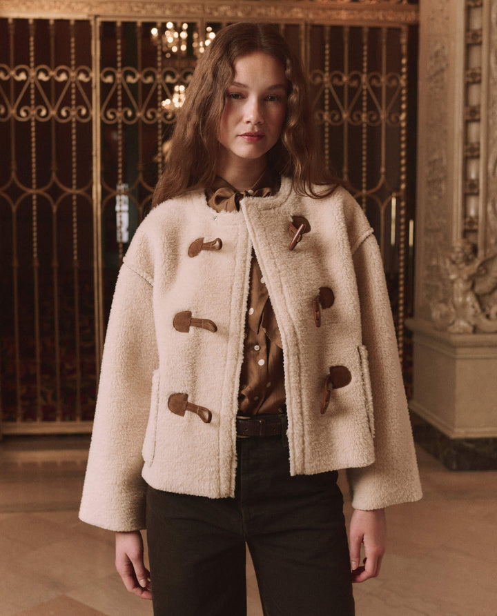 Woodside Toggle Coat Cream