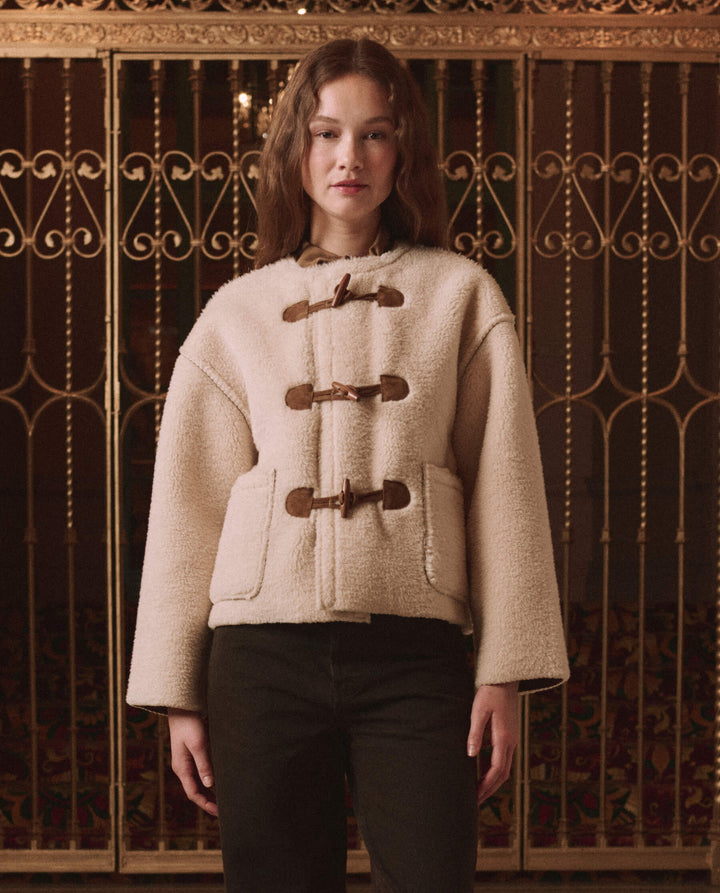 Woodside Toggle Coat Cream