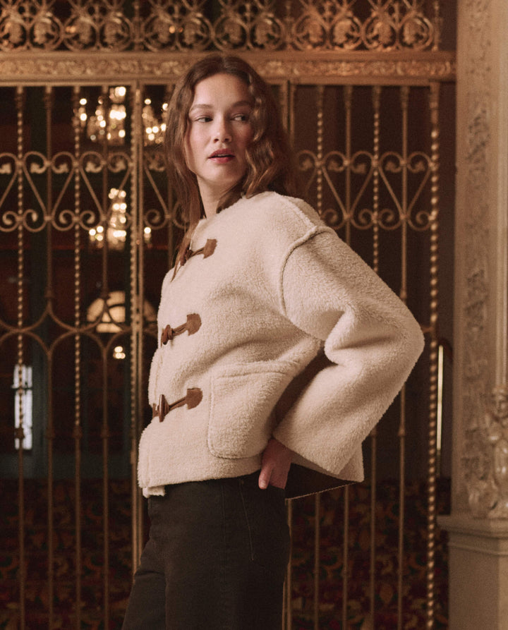 Woodside Toggle Coat Cream