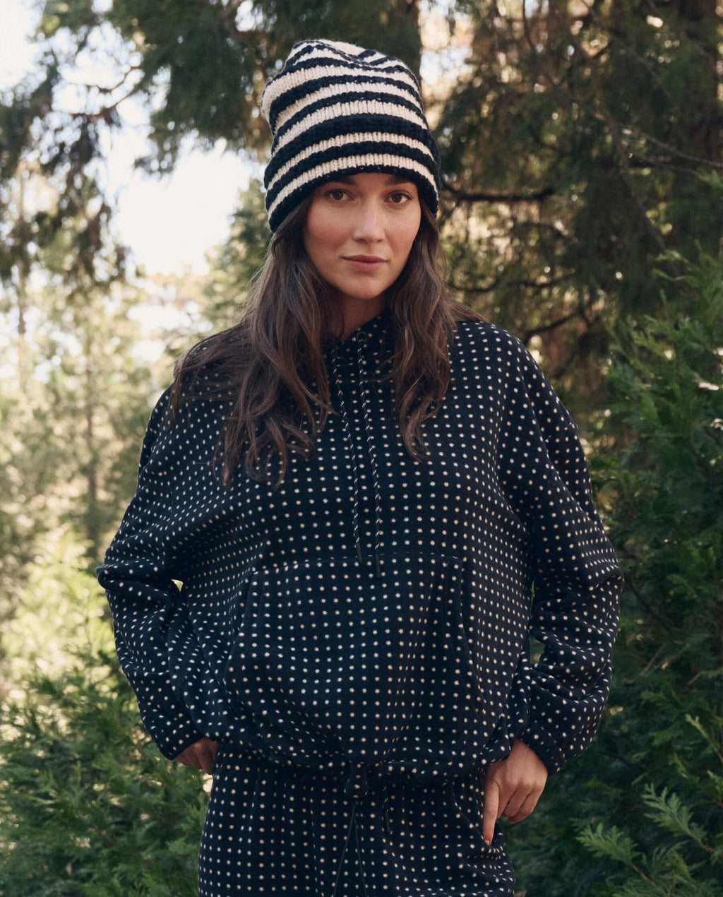 Campfire Hoodie Black Dot