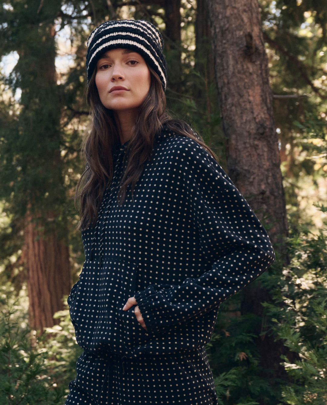 Campfire Hoodie Black Dot
