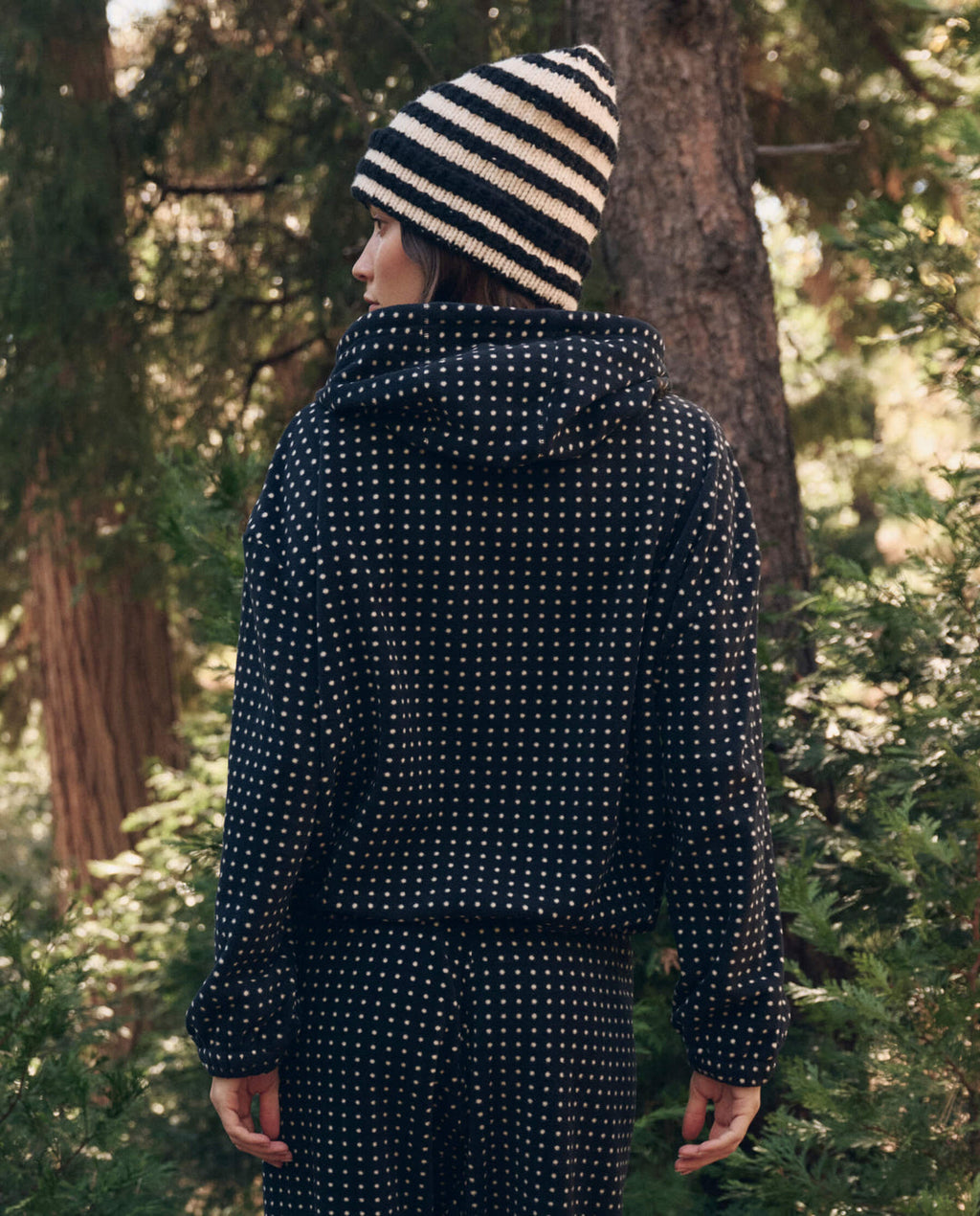 Campfire Hoodie Black Dot