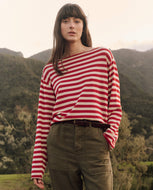 The Sailor Sweater - Maple Stripe